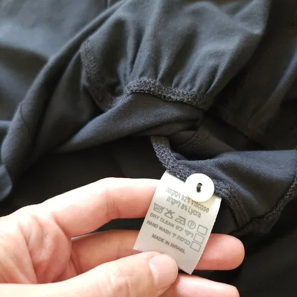 Alembika Charcoal Grey Babydoll Cardigan Top - Picture 6 of 6